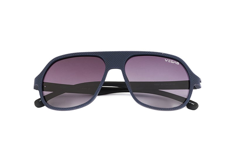 VEGAS Full Rim Shield Men Grey  Sunglasses V3007 C5 - Image 2